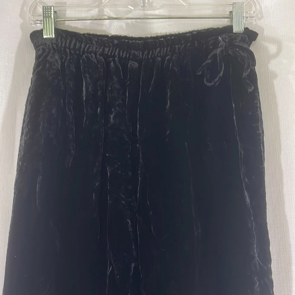 815 10/$50🏄🏻‍♀️ J. Jill Rayon Velvet Black Slacks